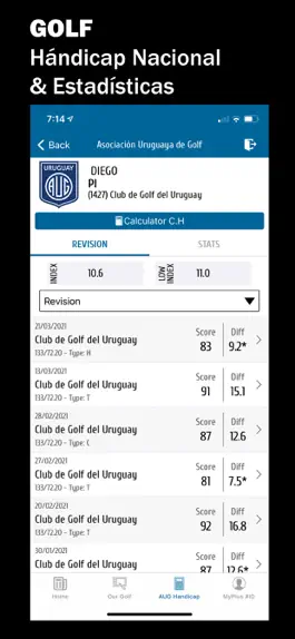 Game screenshot Asociación Uruguaya de Golf hack