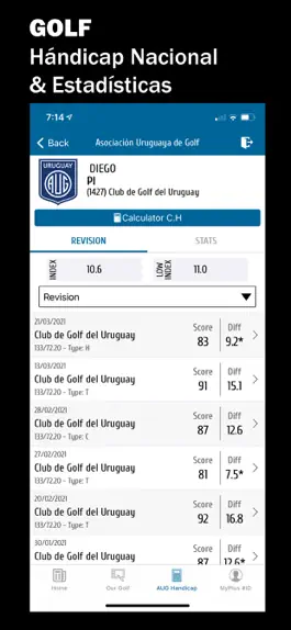 Game screenshot Asociación Uruguaya de Golf hack