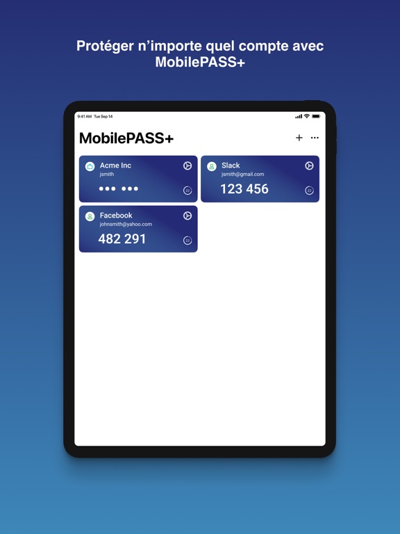 Screenshot #4 pour SafeNet MobilePASS+