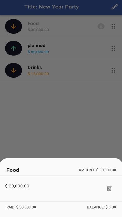 The Budgeter Screenshot