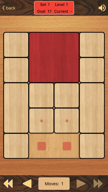 Klotski puzzle game