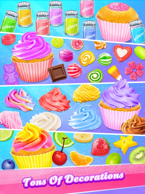 Screenshot #6 pour Glitter Cupcake Desserts