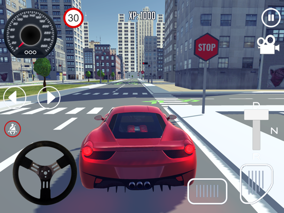 Driving School 3D Simulator iPad app afbeelding 4