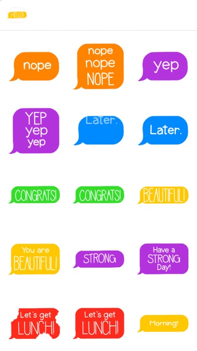 Bright Boost stickers Screenshot