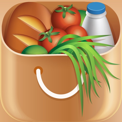 Grocery List with Sync Icon