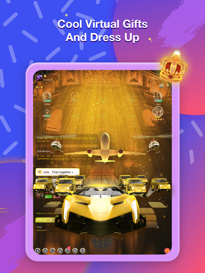 UME- Group Voice Chat Rooms