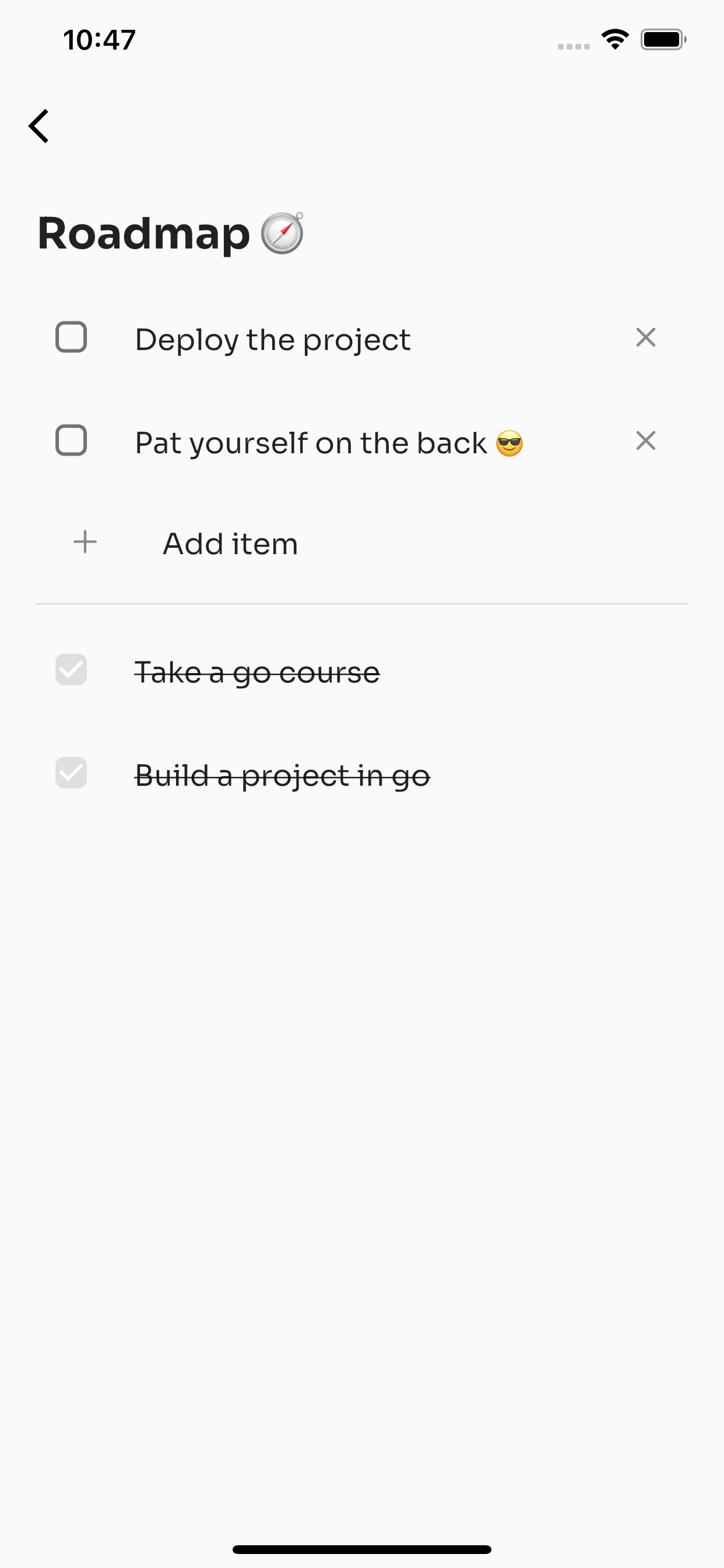Checklist - Get things done