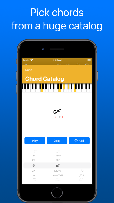 Screenshot #3 pour Suggester : Chords and Scales