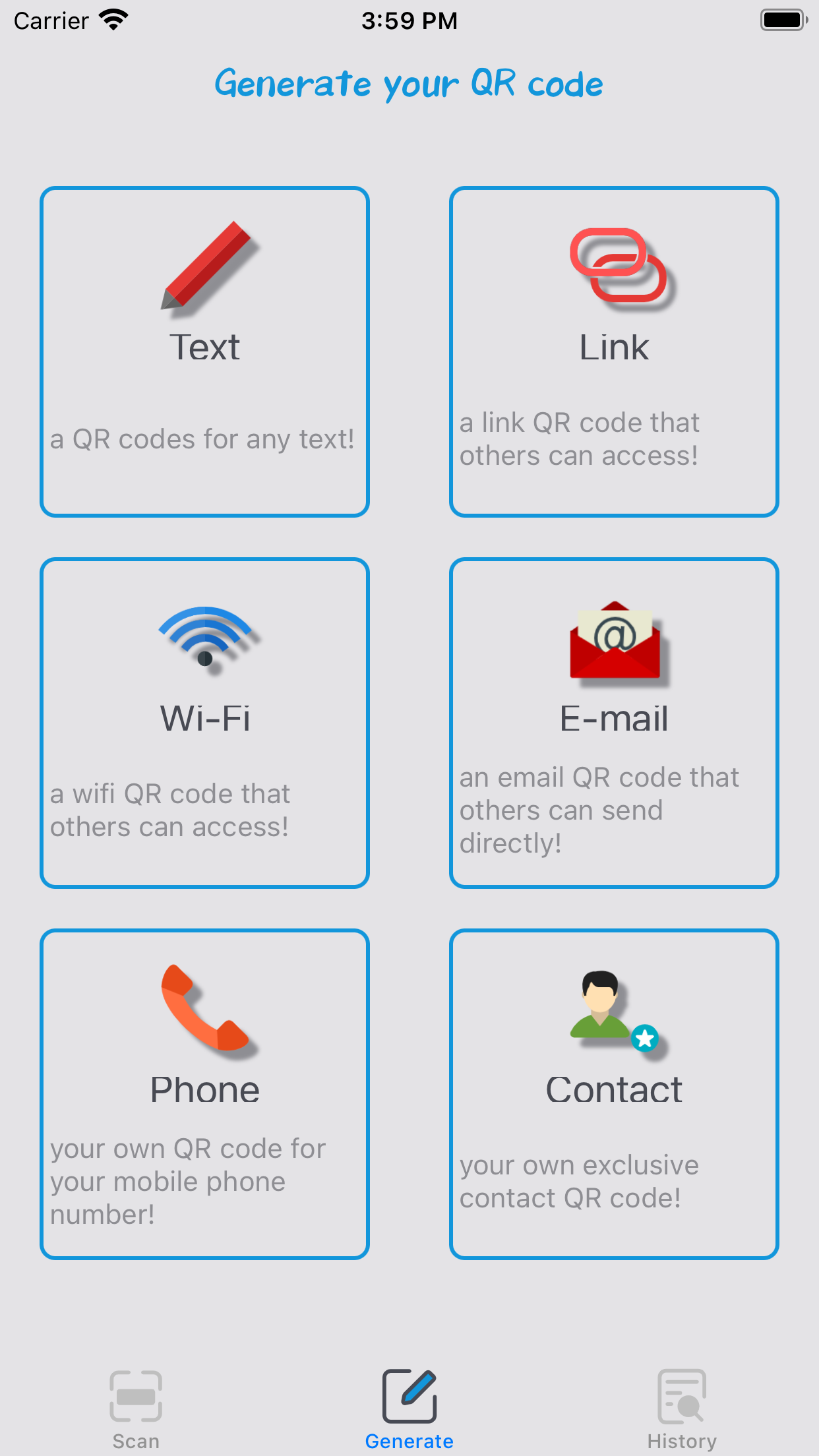 QR Generator-quick scanner