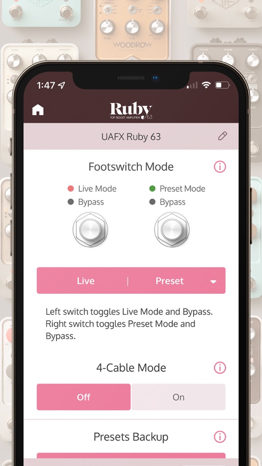 #5. UAFX Control (iOS) By: Universal Audio