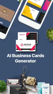 ai business card generator qr iphone screenshot 1