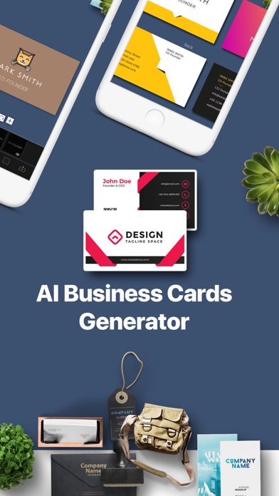 AI Business Card Generator QR Screenshot