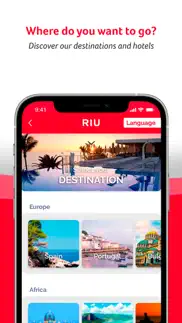 riu hotels & resorts iphone screenshot 1