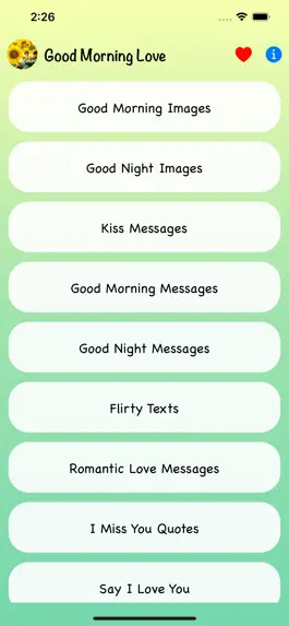 Game screenshot Good Morning Love Messages mod apk