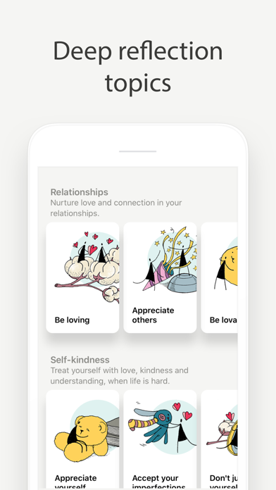 Reflect - guided daily journal Screenshot