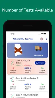 alabama cdl permit practice iphone screenshot 3