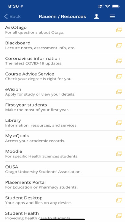 University of Otago screenshot-5