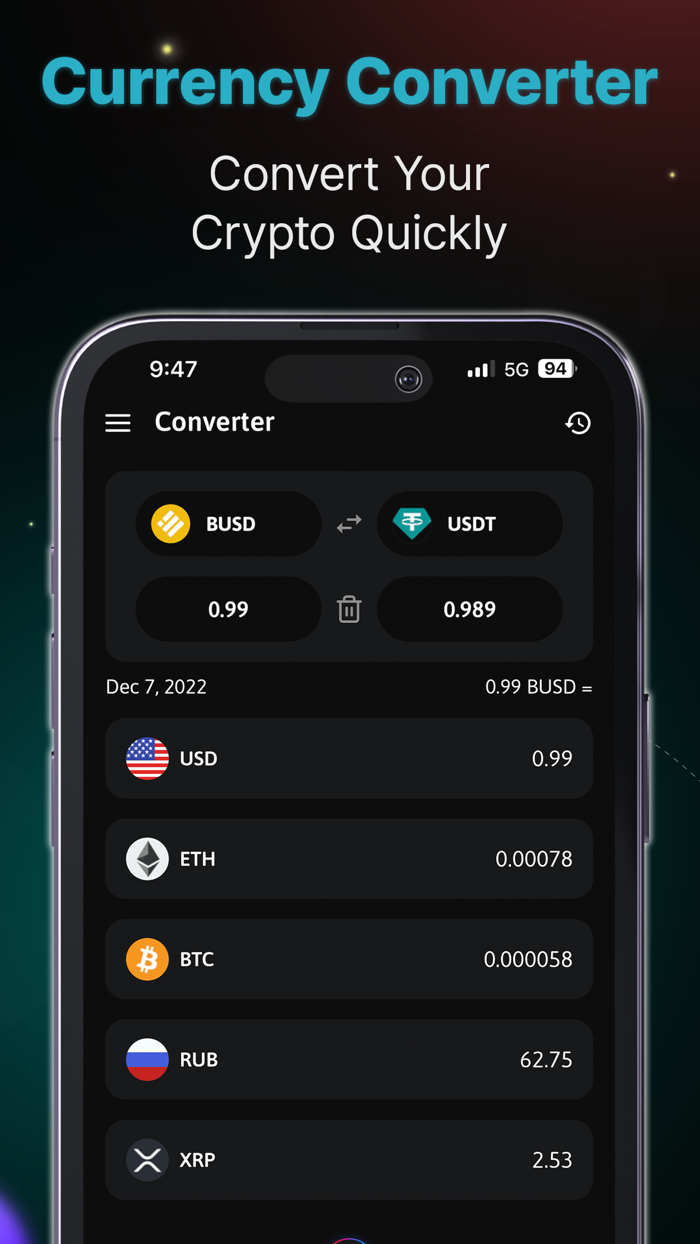 The Crypto App - Coin Tracker