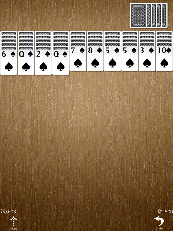 Screenshot #4 pour Simple-SpiderSolitaire