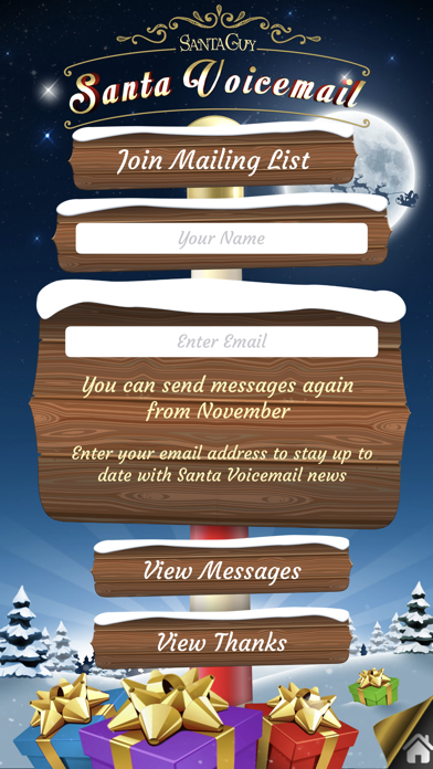 Santa Voicemail Screenshot