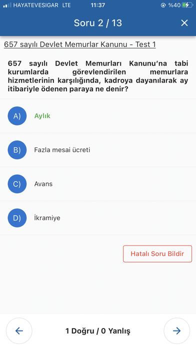 657 Soru Bankası Screenshot