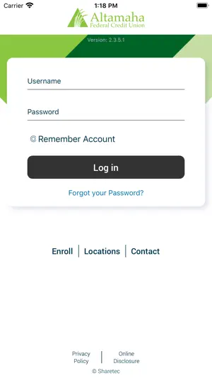 Altamaha Federal Credit Union screenshot 1