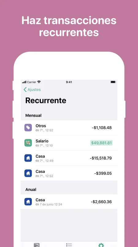 Fin - Presupuesto y gastos screenshot 7 of 9
