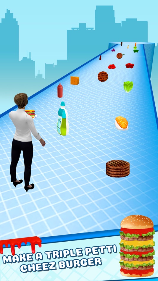#1. Burger Please Run Stack Game (iOS) โดย: JEU TECHNOLOGY (PRIVATE) LIMITED