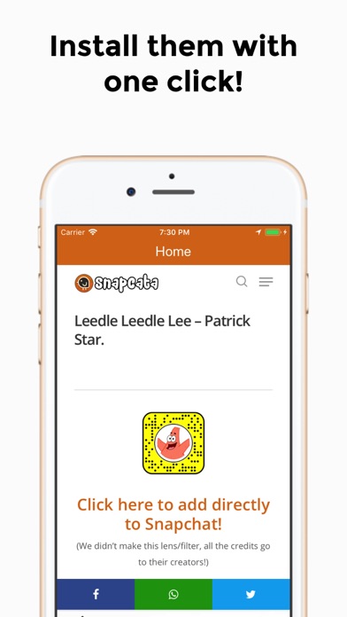 SnapCata - Snapchat Lenses screenshot 2