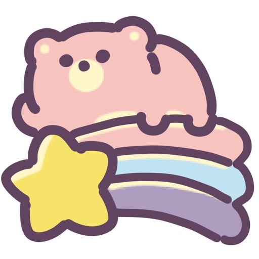 dream cute bear sticker