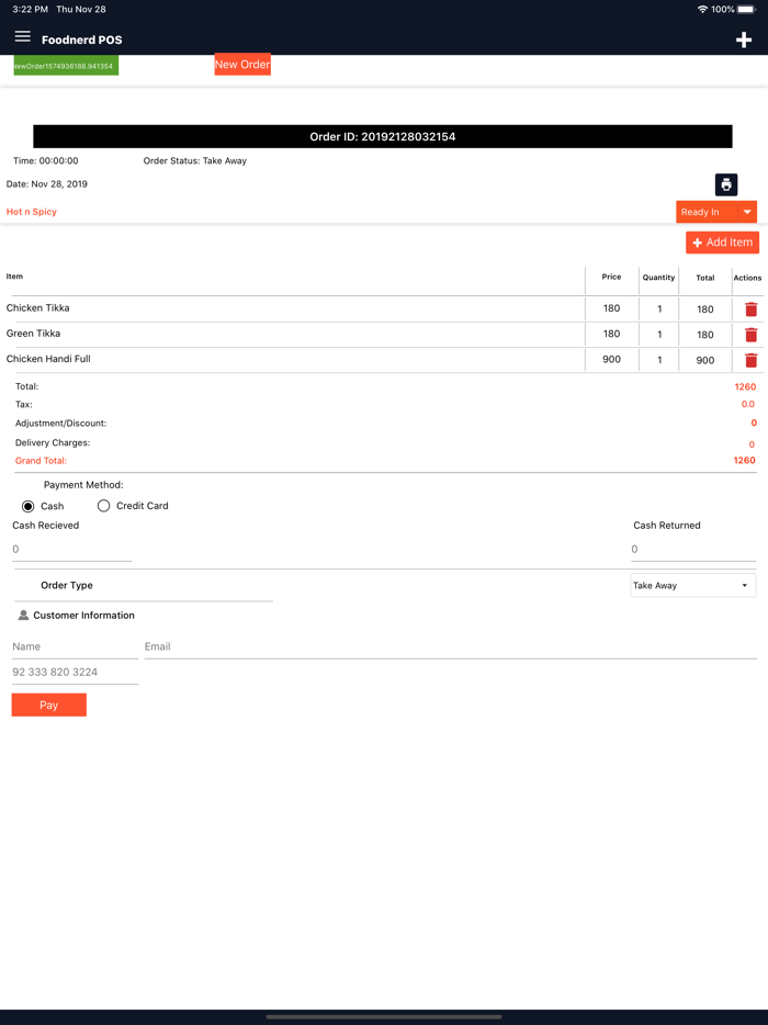 OrderDock - Foodnerd