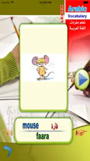 learn arabic vocabulary iPhone Captures Décran 4