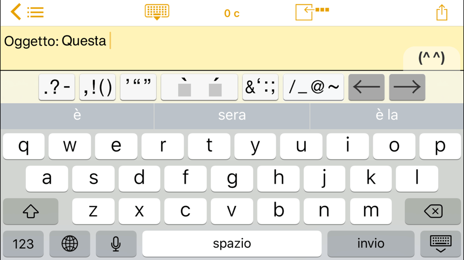 #3. Easy Mailer Italian Keyboard (iOS) 由: 4us