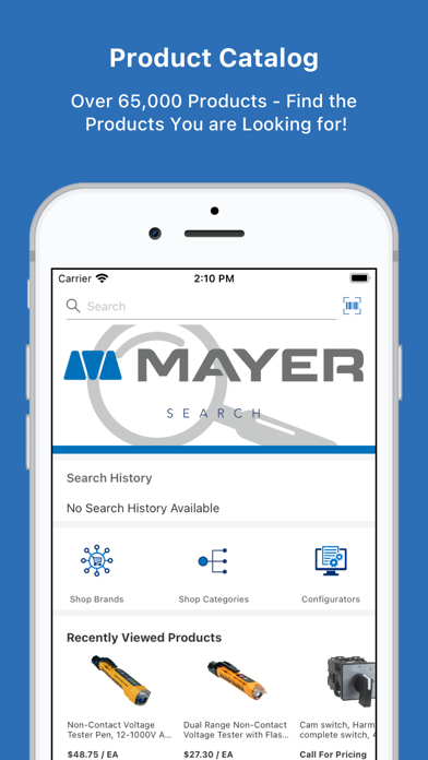 Mayer eCommerce Screenshot