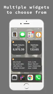 bitcoin blockclock app & clock iphone screenshot 2