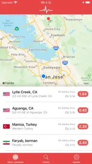 Deprem Uyarılarım Pro iphone resimleri 3