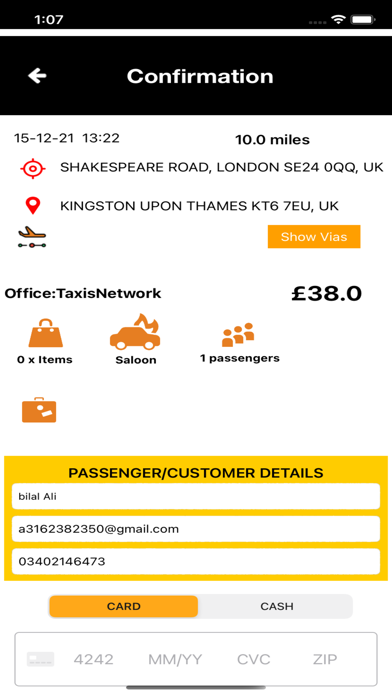 TaxisNetwork Screenshot