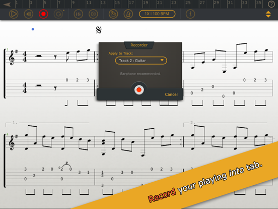 Screenshot #4 for Mulody - Guitar Tab Player