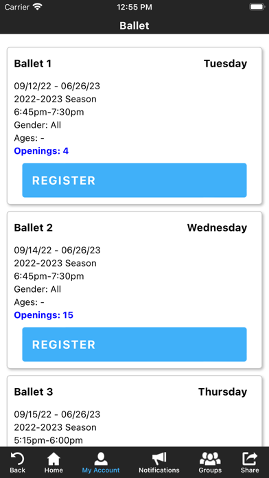 Occhipinti Dance Company Screenshot