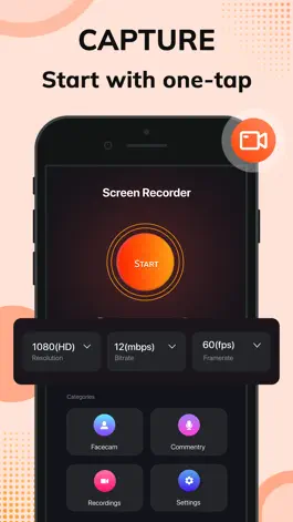 Game screenshot Screen Recorder - FaceCam Rec. mod apk