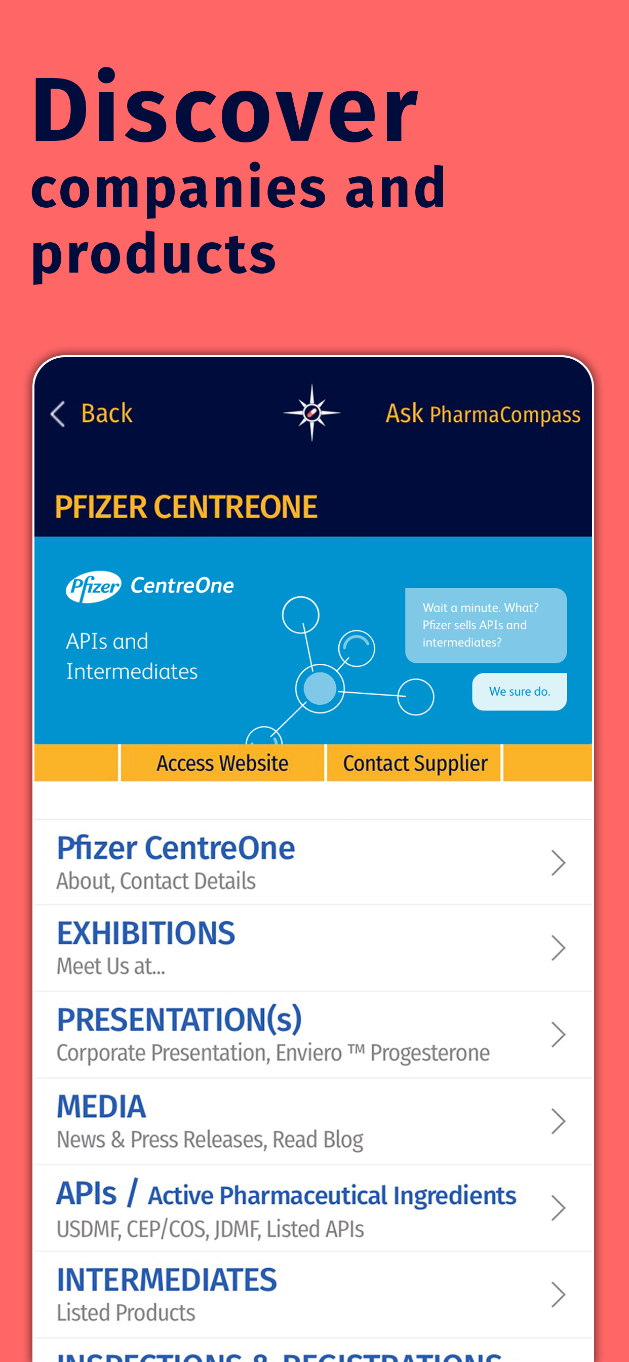 PharmaCompass screenshot 3