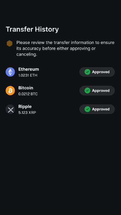 Asset Reality Approvals Screenshot