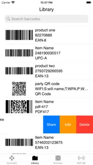 barcodes generator unlimited iphone screenshot 2