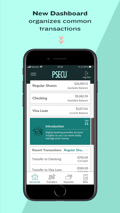 PSECU Mobile screenshot 2
