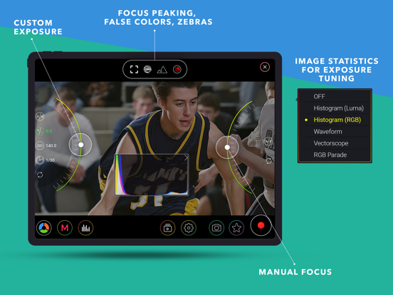 Screenshot #6 pour MoviePro - Pro Video Camera