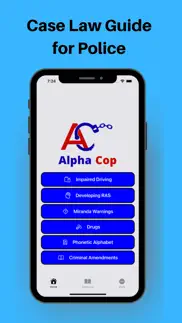 alpha cop - case law guide iphone screenshot 1