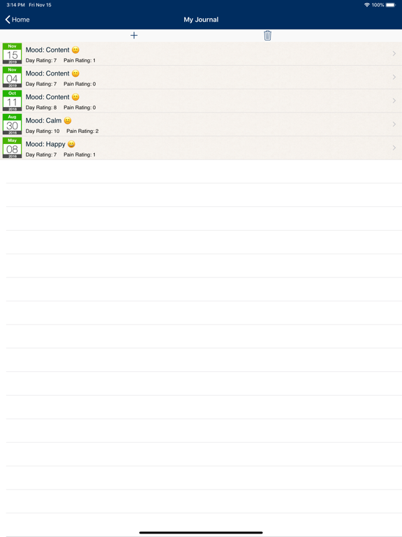Cystic Fibrosis Manager iPad screenshot 4 - Medical app