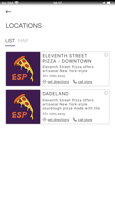 Eleventh Street Pizza Screenshot