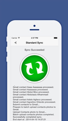 Contacts Sync, Backup & Clean screenshot 5