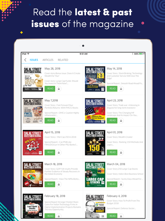 Dalal Street InvestmentJournal iPad screenshot 1 - Business app